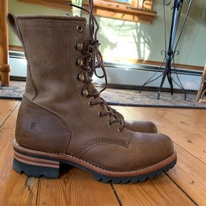 Frye combat boots